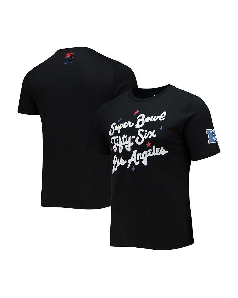 Men's x MSX by Michael Strahan Black Super Bowl LVI Expert T-shirt $35.39 T-Shirts