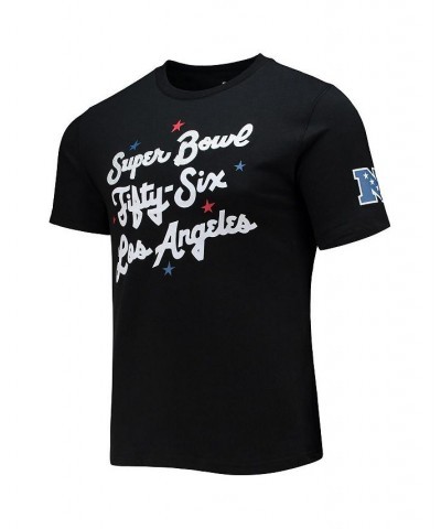 Men's x MSX by Michael Strahan Black Super Bowl LVI Expert T-shirt $35.39 T-Shirts