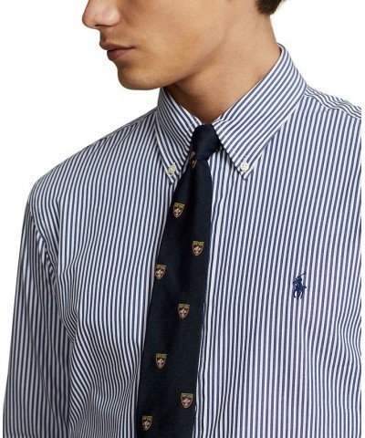 Men's Classic-Fit Striped Stretch Poplin Shirt PD01 $60.75 Shirts