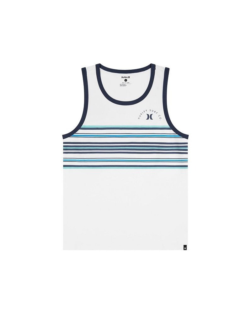 Men's Stripe Tank White $20.88 T-Shirts