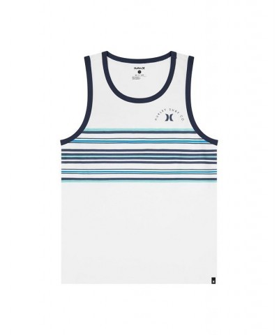 Men's Stripe Tank White $20.88 T-Shirts