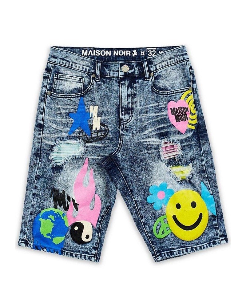 Men's Fortune Denim Shorts Multi $30.36 Shorts