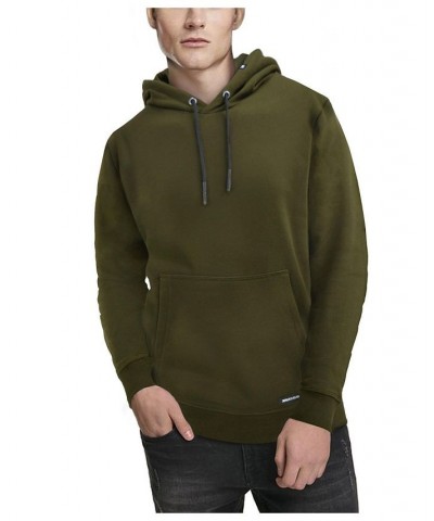 Men's Fleece Pullover Hoodie Green $24.94 Sweatshirt