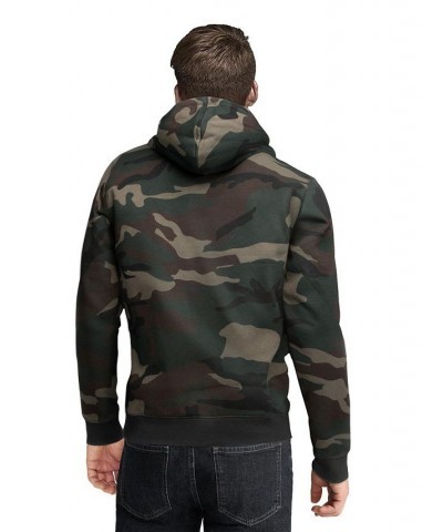 Men's Fleece Pullover Hoodie Green $24.94 Sweatshirt