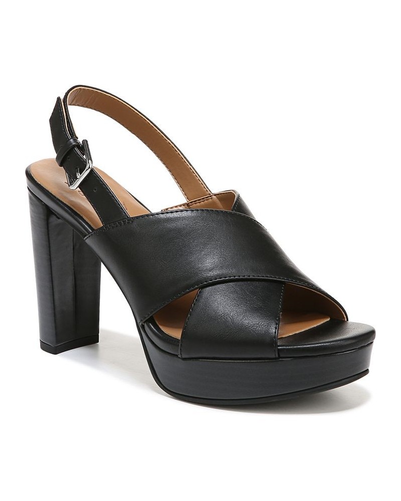 Nylah Platform Dress Sandals Black $45.78 Shoes