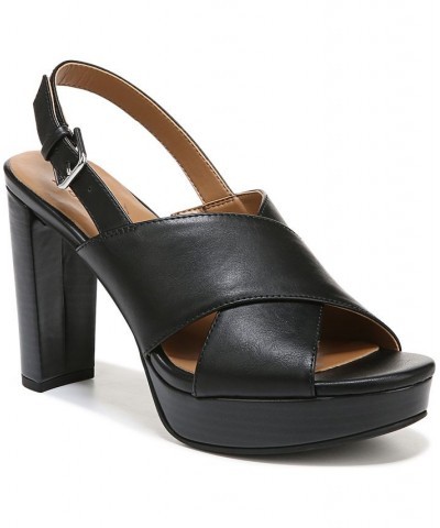 Nylah Platform Dress Sandals Black $45.78 Shoes