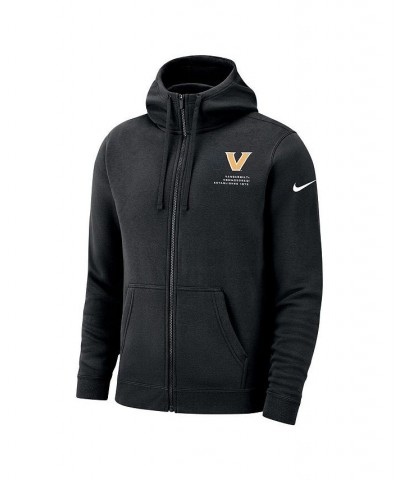 Men's Black Vanderbilt Commodores Club Full-Zip Hoodie $42.50 Sweatshirt