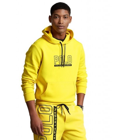 Men's Logo Cotton-Blend Hooded Sweatshirt Yellow $56.88 Sweatshirt