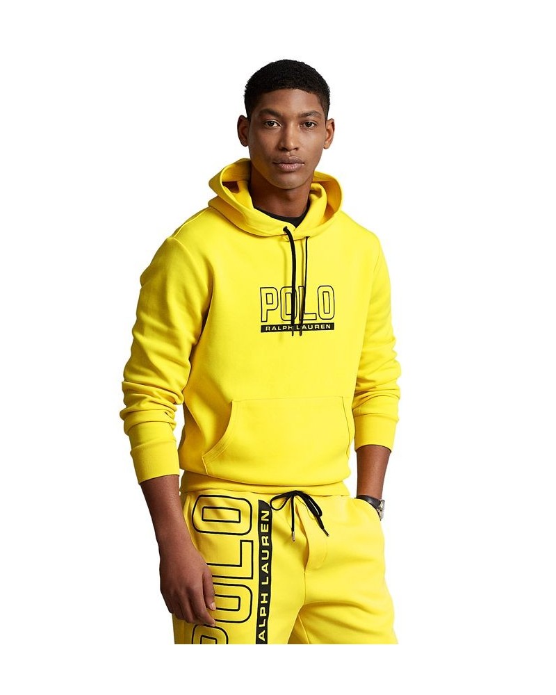 Men's Logo Cotton-Blend Hooded Sweatshirt Yellow $56.88 Sweatshirt