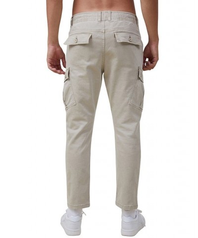 Men's Military-Inspired Cargo Pants Tan/Beige $32.20 Pants