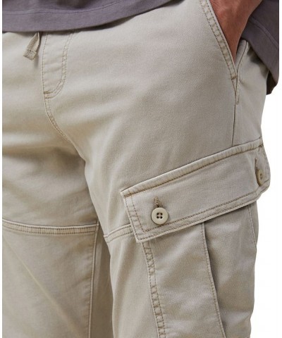 Men's Military-Inspired Cargo Pants Tan/Beige $32.20 Pants