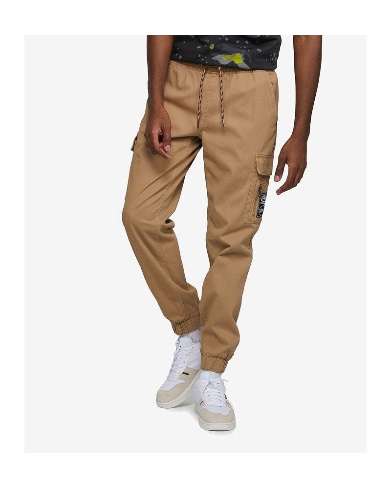 Men's Double Down Cargo Joggers Tan/Beige $39.00 Pants