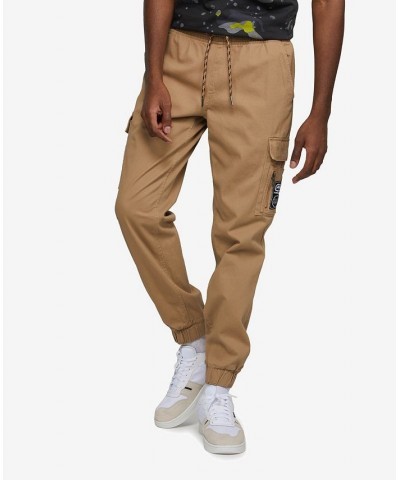 Men's Double Down Cargo Joggers Tan/Beige $39.00 Pants