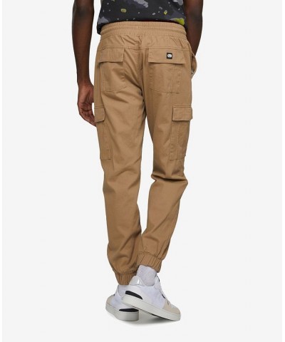 Men's Double Down Cargo Joggers Tan/Beige $39.00 Pants