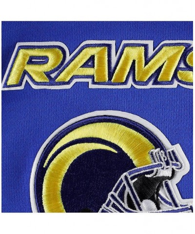 Men's Royal Los Angeles Rams Mash Up Pullover Sweatshirt $38.40 Sweatshirt