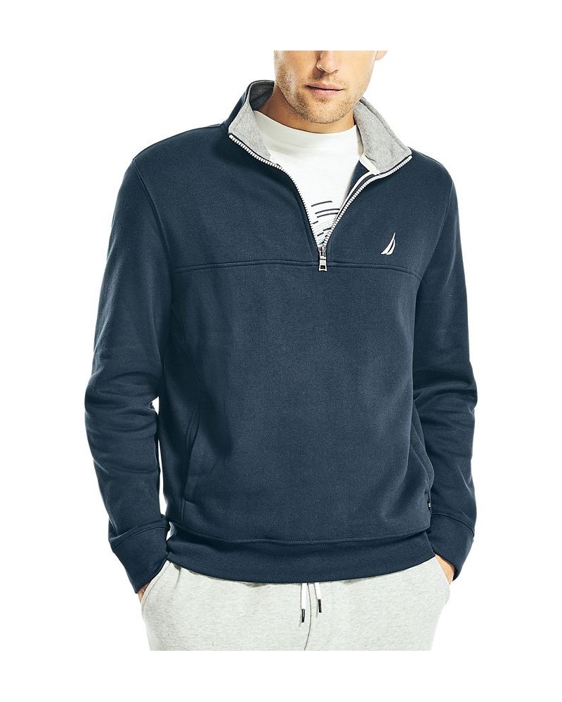 Men's J-Class Classic-Fit Quarter Zip Fleece Sweatshirt PD06 $16.73 Sweatshirt