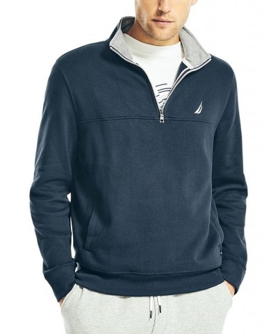 Men's J-Class Classic-Fit Quarter Zip Fleece Sweatshirt PD06 $16.73 Sweatshirt