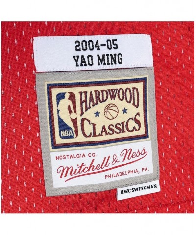 Men's Yao Ming Navy, Red Houston Rockets Hardwood Classics 2004-05 Split Swingman Jersey $44.40 Jersey