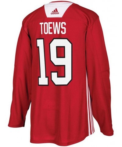 Men's Jonathan Toews Red Chicago Blackhawks Practice Player Jersey $56.00 Jersey