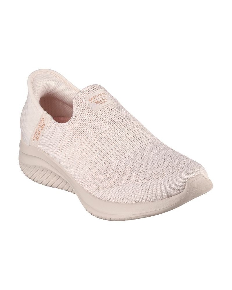 Women's Martha Stewart Slip-Ins- Ultra Flex 3.0 - Neptune Slip-On Walking Sneakers Tan/Beige $42.90 Shoes