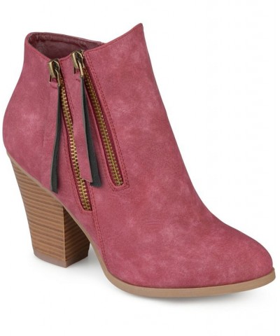 Women's Vally Zipper Bootie Purple $37.40 Shoes