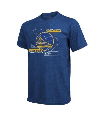 Men's Threads Royal Golden State Warriors 2022 NBA Finals Champions Record Season Roster Tri-Blend T-shirt $30.24 T-Shirts