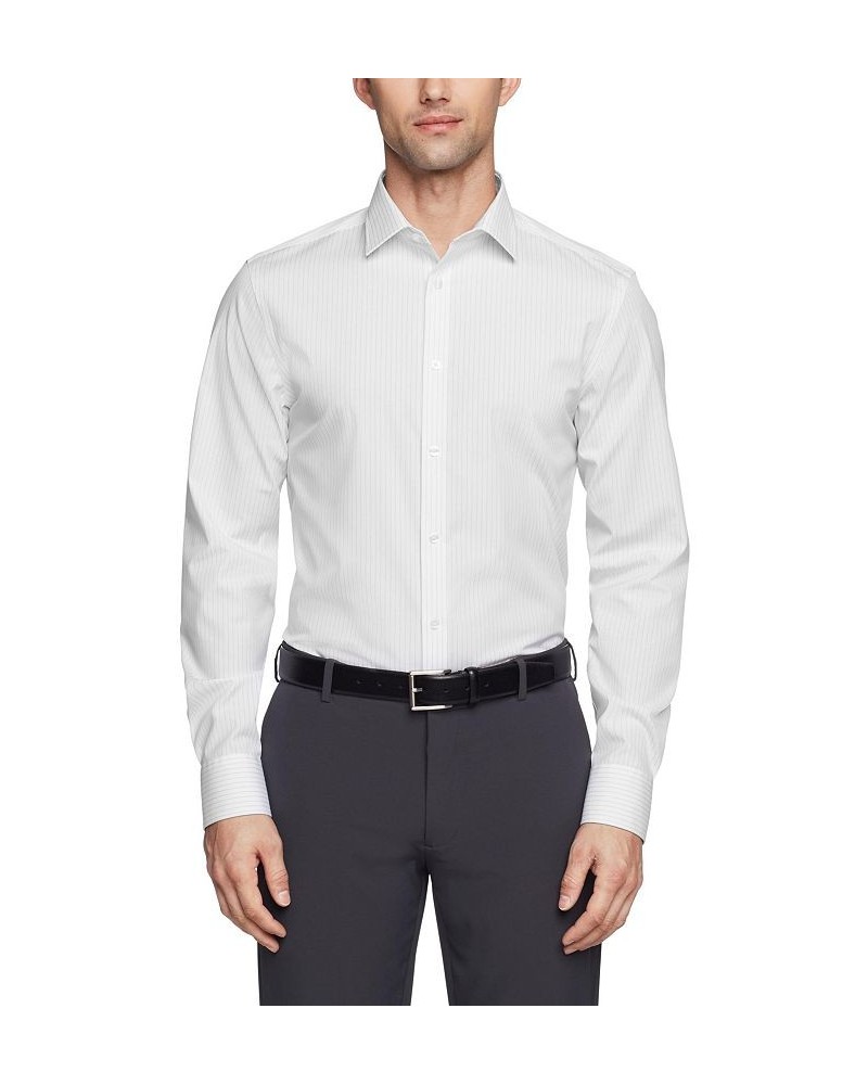 Men's Refined Slim Fit Stretch Dress Shirt Multi $25.37 Dress Shirts