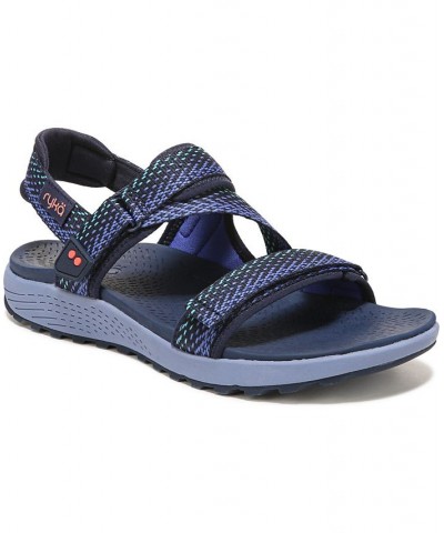 Women's Kona-Trek Ankle Strap Sandals Blue $50.00 Shoes