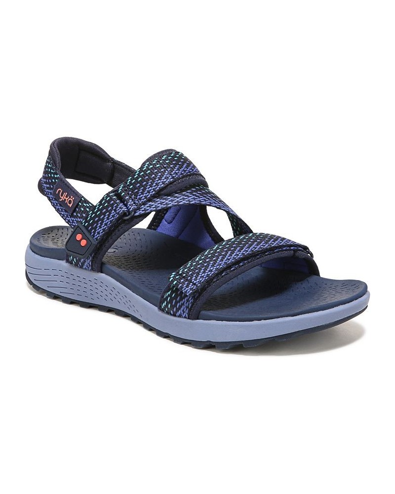 Women's Kona-Trek Ankle Strap Sandals Blue $50.00 Shoes