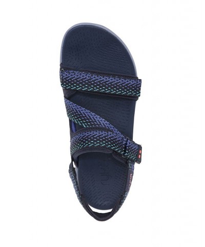 Women's Kona-Trek Ankle Strap Sandals Blue $50.00 Shoes