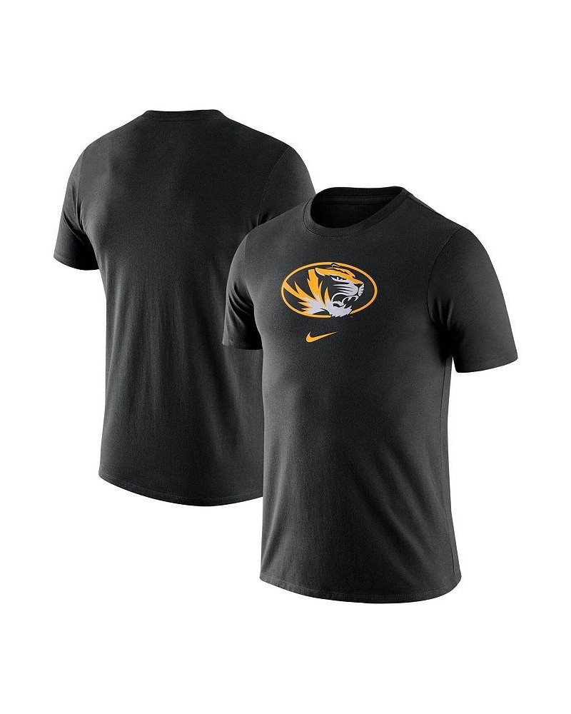 Men's Black Missouri Tigers Essential Logo T-shirt $22.79 T-Shirts