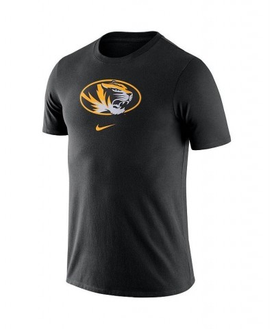 Men's Black Missouri Tigers Essential Logo T-shirt $22.79 T-Shirts