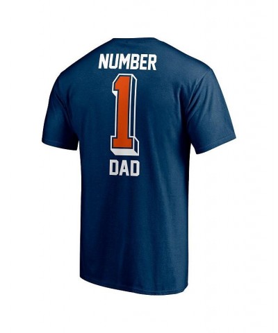 Men's Branded Navy Chicago Bears 1 Dad T-shirt $17.00 T-Shirts