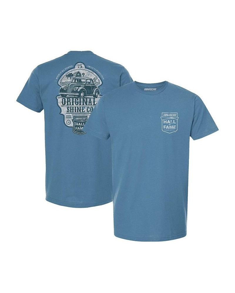 Men's Light Blue 2023 NASCAR Hall of Fame Shine Retro T-shirt $20.89 T-Shirts