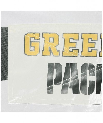 Men's Green and White Green Bay Packers Varsity Stripe Rugby Long Sleeve Polo $33.17 Polo Shirts