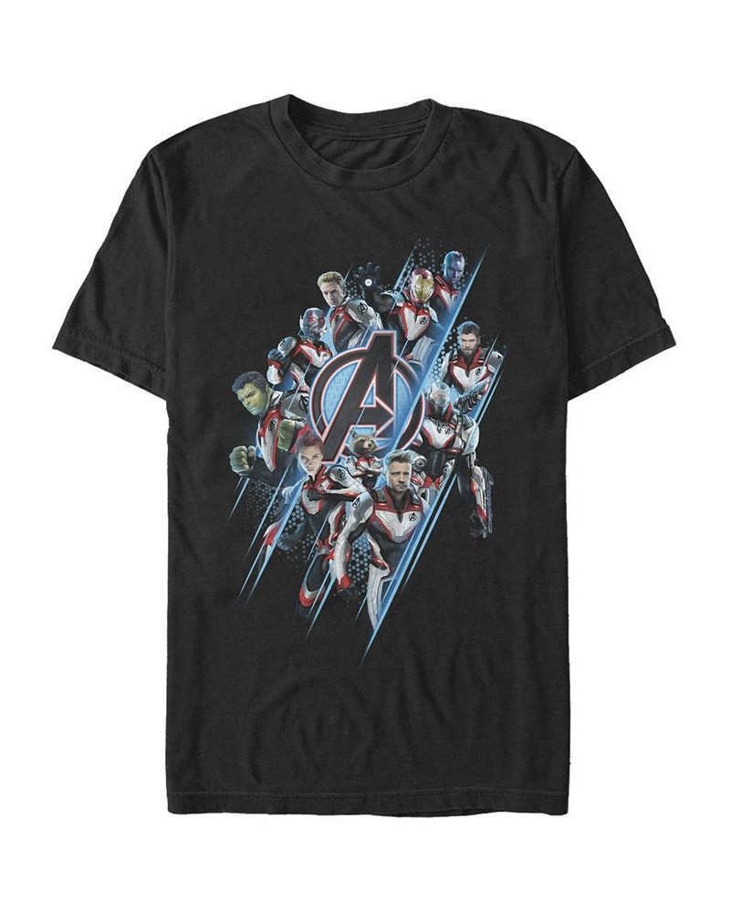 Marvel Men's Avengers Endgame Group Suit Up, Short Sleeve T-shirt Black $20.64 T-Shirts