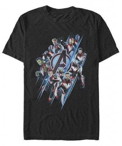 Marvel Men's Avengers Endgame Group Suit Up, Short Sleeve T-shirt Black $20.64 T-Shirts