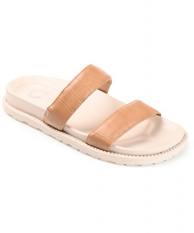 Women's Stellina Sandals Brown $33.60 Shoes