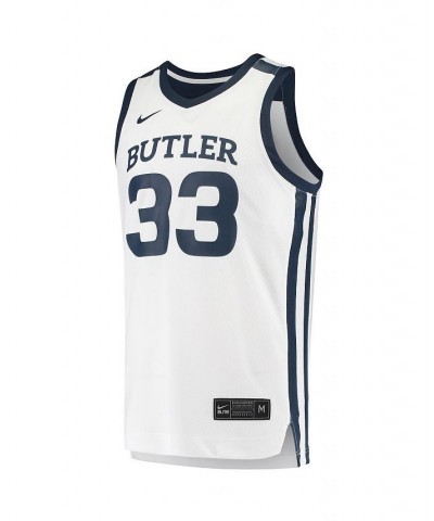 Men's 33 White Butler Bulldogs Replica Basketball Jersey $38.70 Jersey