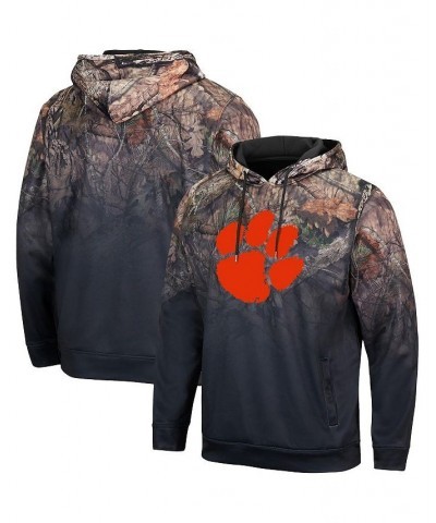 Men's Black Clemson Tigers Mossy Oak Pullover Hoodie $38.24 Sweatshirt