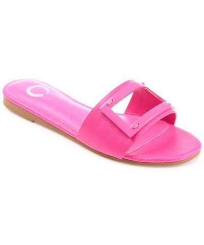 Women's Clair Cutout Sandals Pink $40.49 Shoes