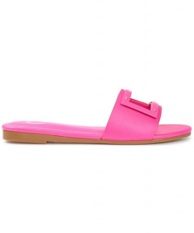 Women's Clair Cutout Sandals Pink $40.49 Shoes