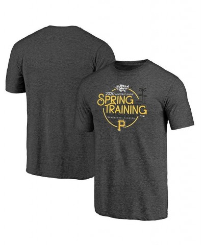 Men's Branded Heathered Charcoal Pittsburgh Pirates 2020 Spring Training Round Trip Tri-Blend T-shirt $25.19 T-Shirts