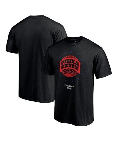 Men's Black Philadelphia 76Ers Phila Unite Hometown Collection T-shirt $14.57 T-Shirts