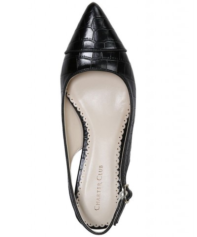 Bryann Dress Slingback Pumps Black $40.55 Shoes