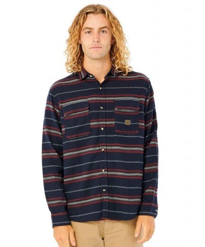 Men's Steamzee Long Sleeve Flannel Shirt Multi $23.42 Shirts