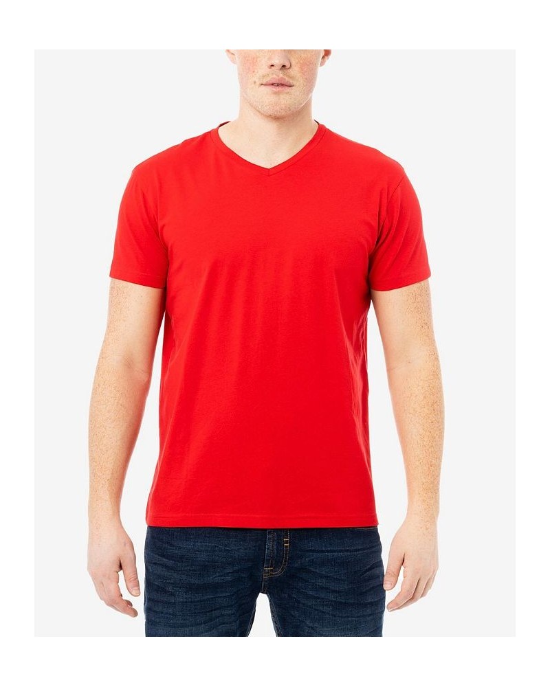 Men's Basic V-Neck Short Sleeve T-shirt PD11 $13.50 T-Shirts