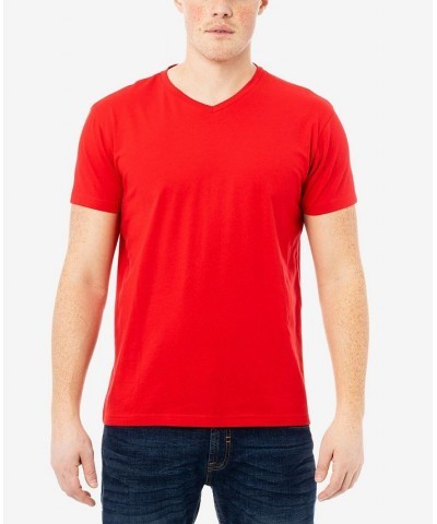 Men's Basic V-Neck Short Sleeve T-shirt PD11 $13.50 T-Shirts