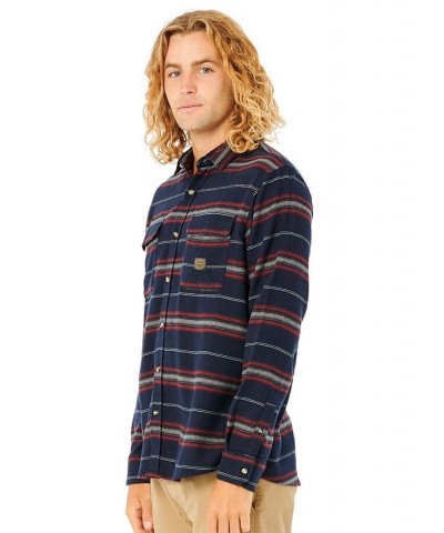 Men's Steamzee Long Sleeve Flannel Shirt Multi $23.42 Shirts