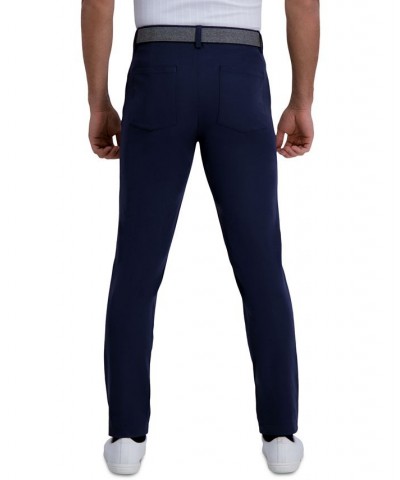 The Active Series™ Slim Fit Flat Front 5-Pocket Tech Pant Blue $29.69 Pants